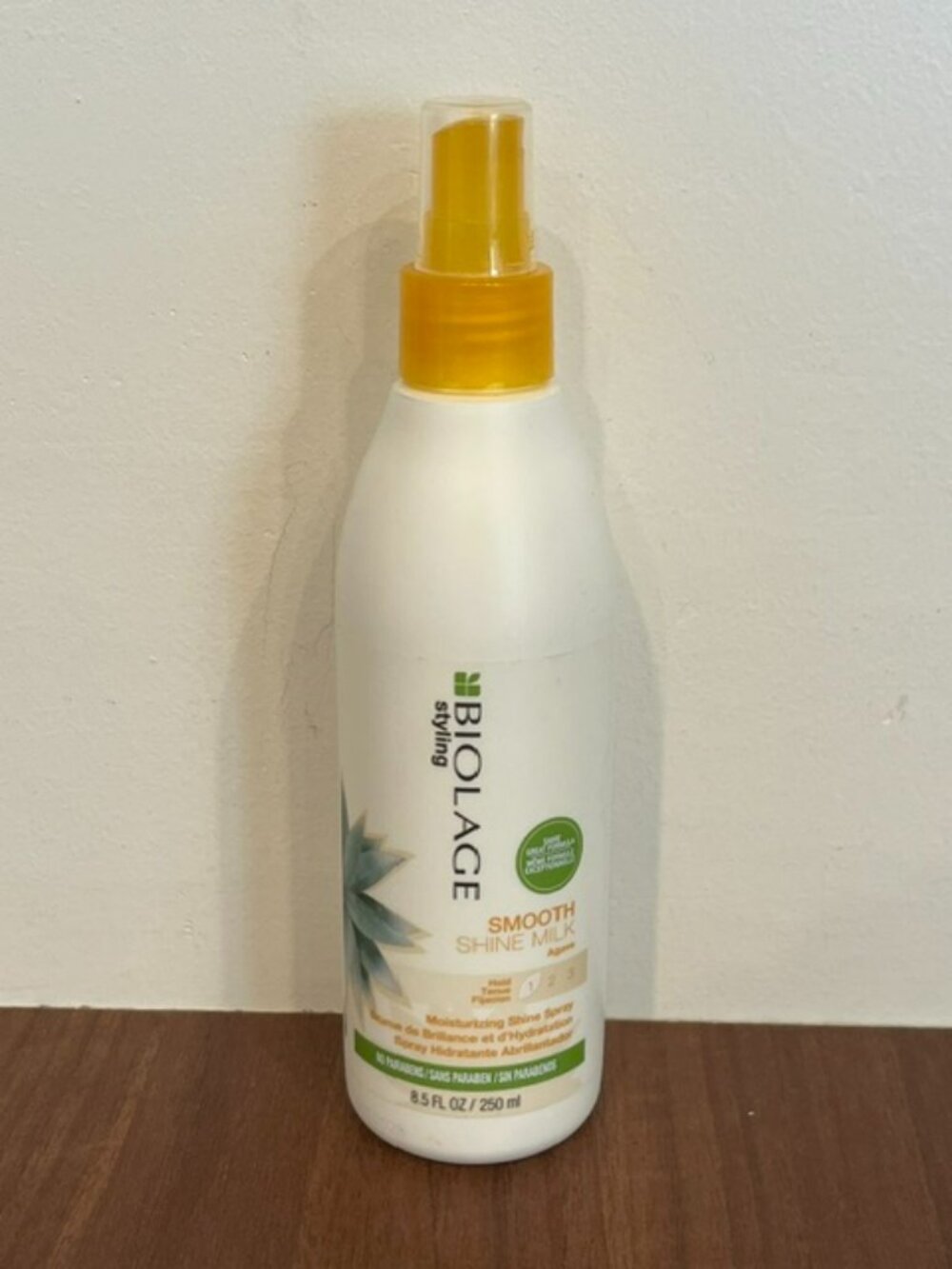Biolage Styling Smooth Shine Milk Agave Moisturizing Shine Spray, 8.5 oz